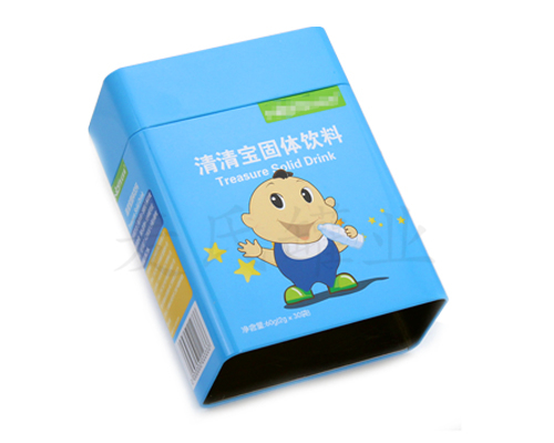 清清寶固體飲料鐵盒包裝 清清寶固體飲料鐵盒包裝