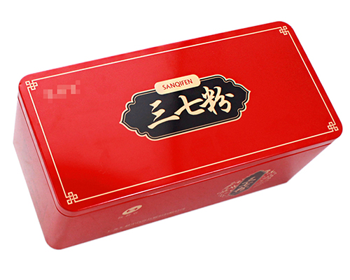 長方形三七粉鐵盒包裝 長方形三七粉鐵盒包裝