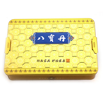 長(zhǎng)方形八寶丹精裝大鐵盒_保健品包裝大鐵盒定做工廠(chǎng)