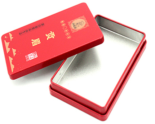 長方形馬口鐵盒茶葉收納小鐵盒 長方形馬口鐵盒茶葉收納小鐵盒